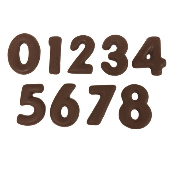 Numbers- Small Rounded-0-8 – Krause's Chocolates