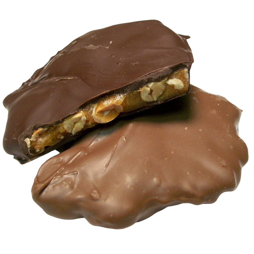 Chocolate Covered Peanut Brittle