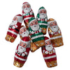 Milk Chocolate Foil Santas