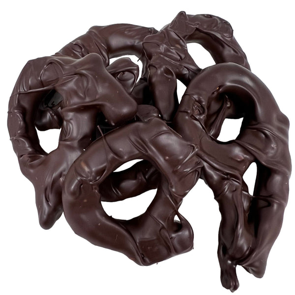 Chocolate Covered Pretzel Pieces- Extra Dark (72% Cocoa)