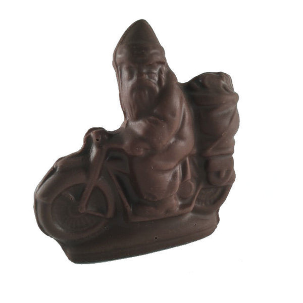 Santa on Motorcycle-3D Solid