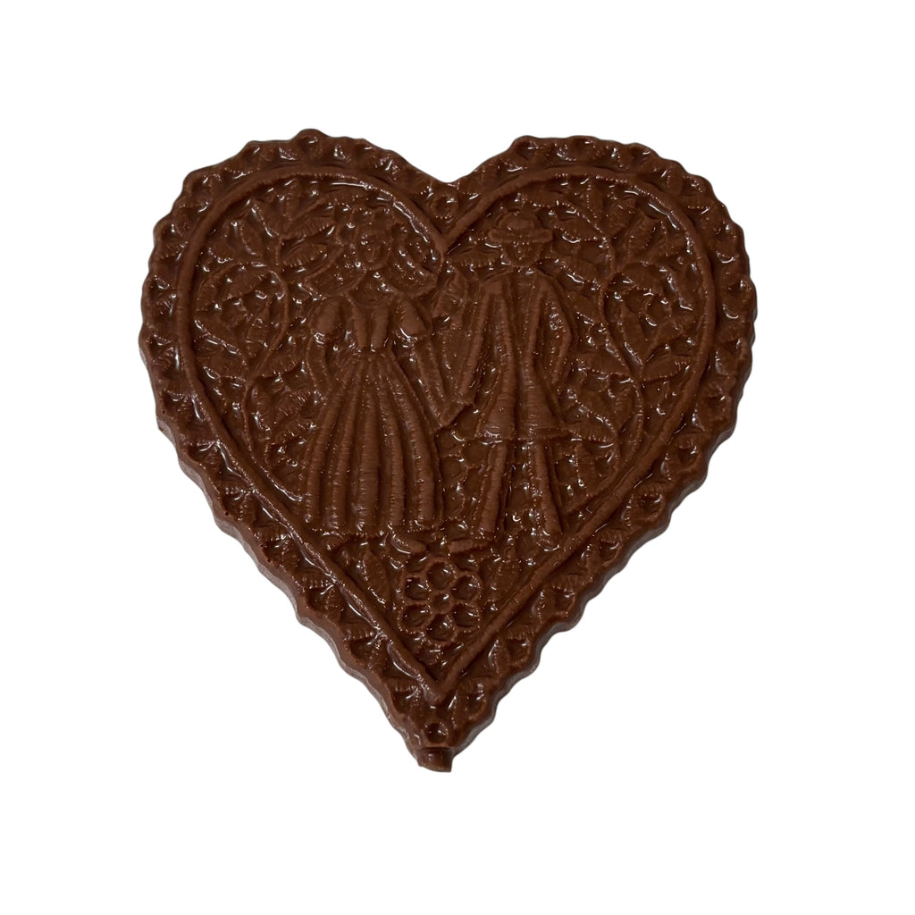 Bride & Groom Lace Heart Pop