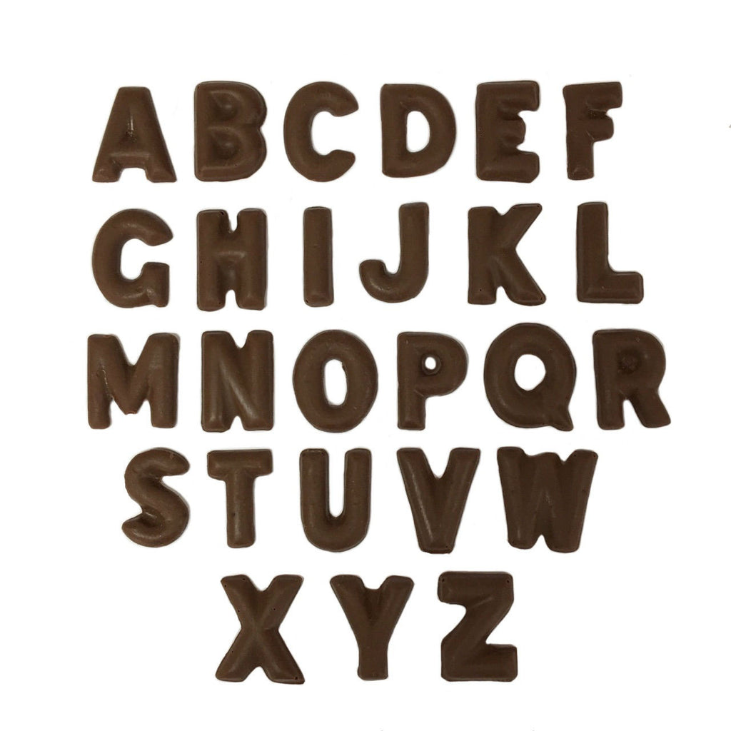 Small Rounded Letters A-Z – Krause's Chocolates