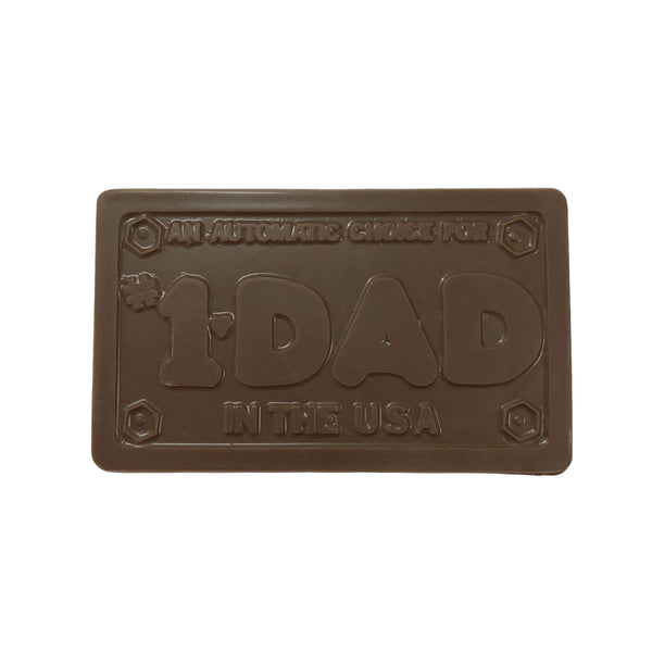 #1 Dad License Plate Bar