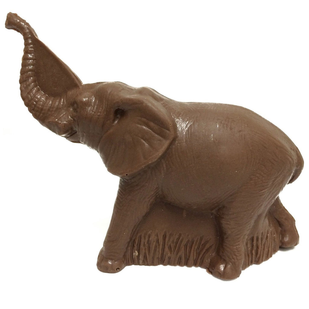 Elephant-3D-Raised Trunk-Hollow