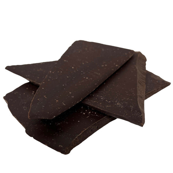 Sea Salt Bark- Extra Dark (72% Cocoa) Chocolate
