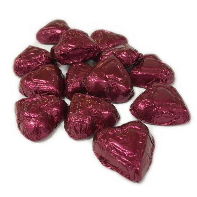Extra Dark Foil Hearts-72% Cocoa