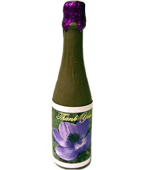Thank You Chocolate Champagne Bottle- 3D Solid