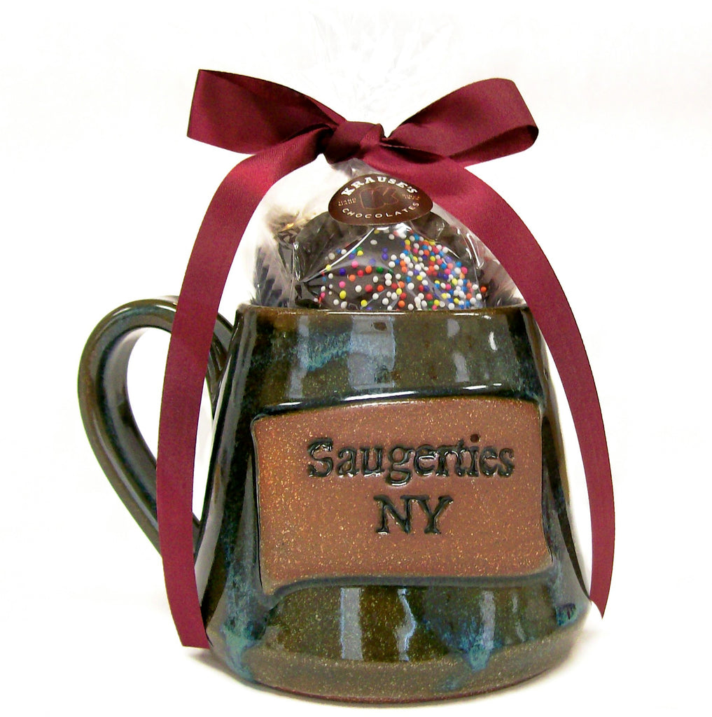 Saugerties Handmade Mug - Filled w/ Hand Dipped Chocolates
